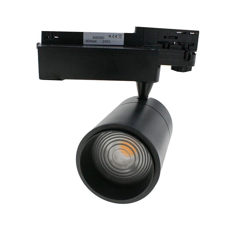 ELP 3-fase LED Railspot Zwart | 30W 3000K 2700Lm | 830 IP40