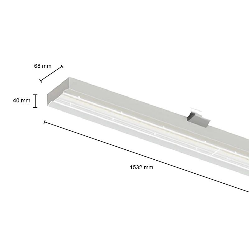 ELP LED Lichtlijn | 66W 4000K 11550Lm | 840 | 1-10V Dimbaar