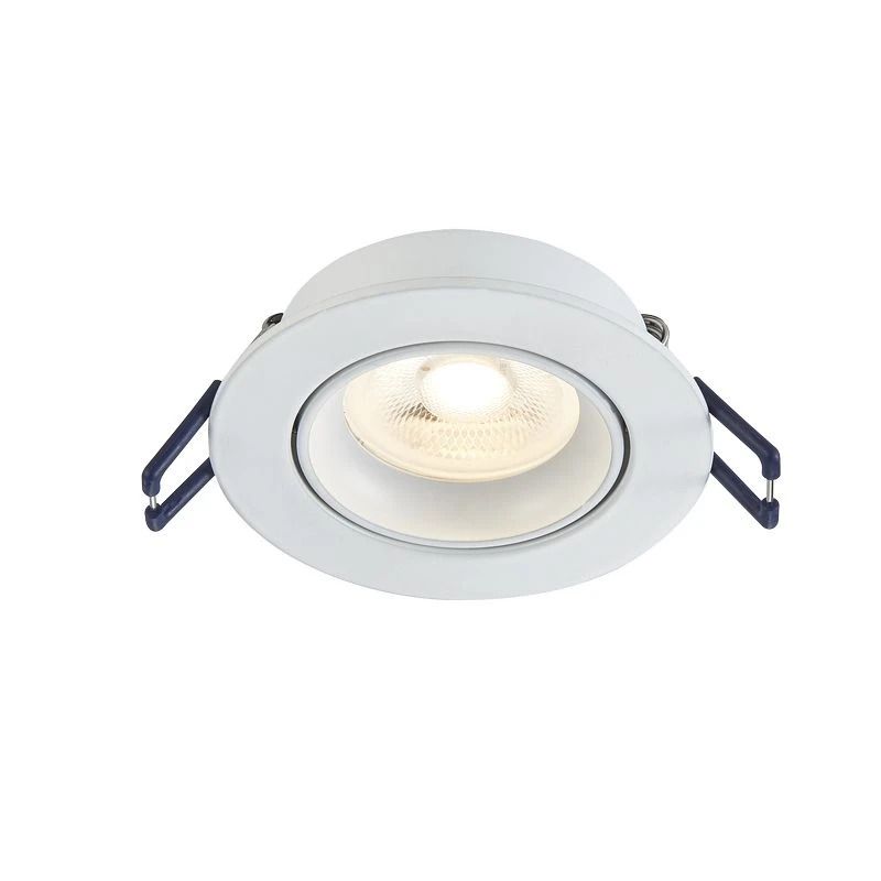 ELP gu10 armatuur carme kantelbaar wit Ø85mm IP22