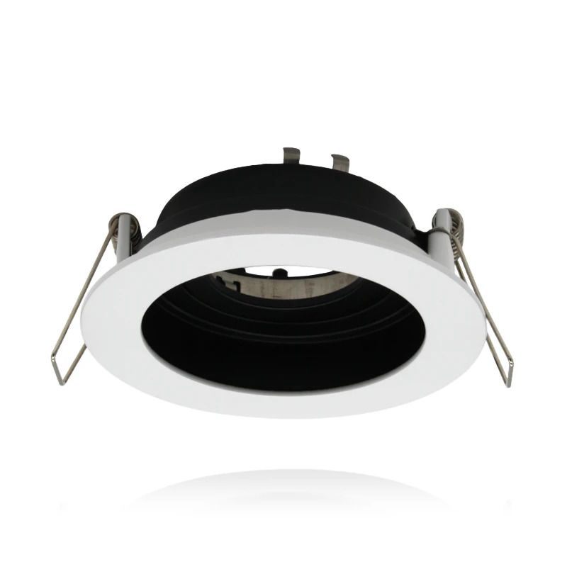 ELP gu10 armatuur | zwart/wit Ø100mm IP20