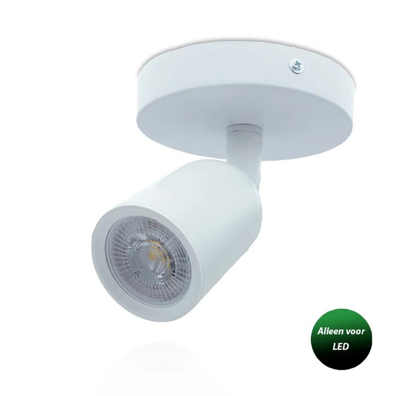 ELP plafondarmatuur locaste voor 1x gu10 wit IP22
