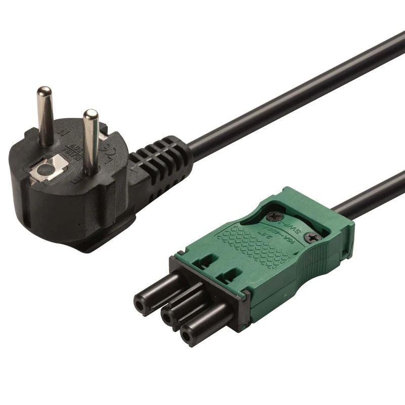 ELP Wieland 3-swp netsnoer female | 3 meter | 3x1.5mm²