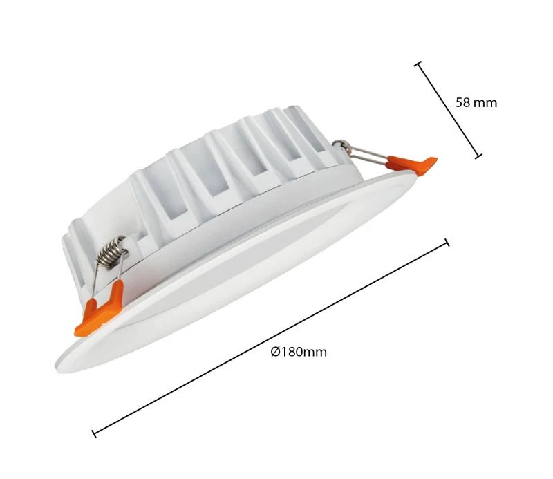 ELP LED Downlighter Ø150/175mm | 17W 2700K/6500K RGB 1156Lm | 827/865 IP44