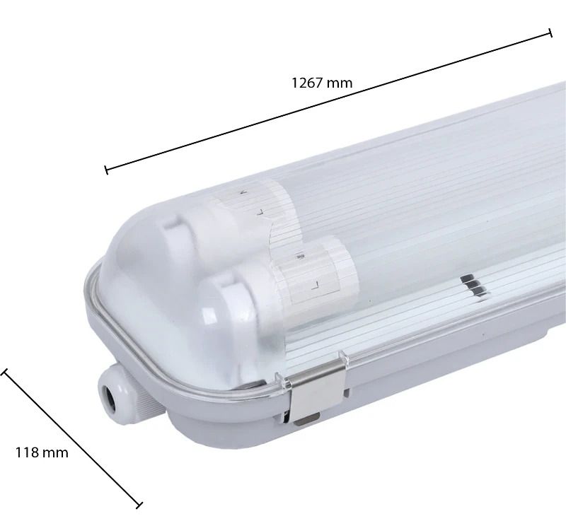 ELP LED TL Armatuur 120CM 2X T8 IP65