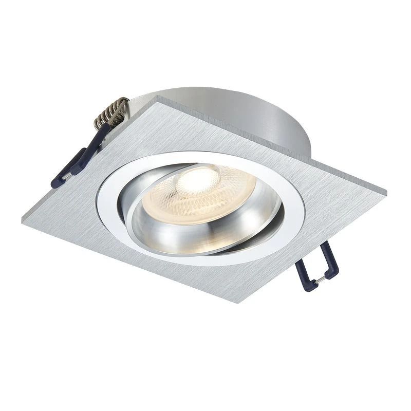 ELP gu10 armatuur pasiphae kantelbaar zilver IP22
