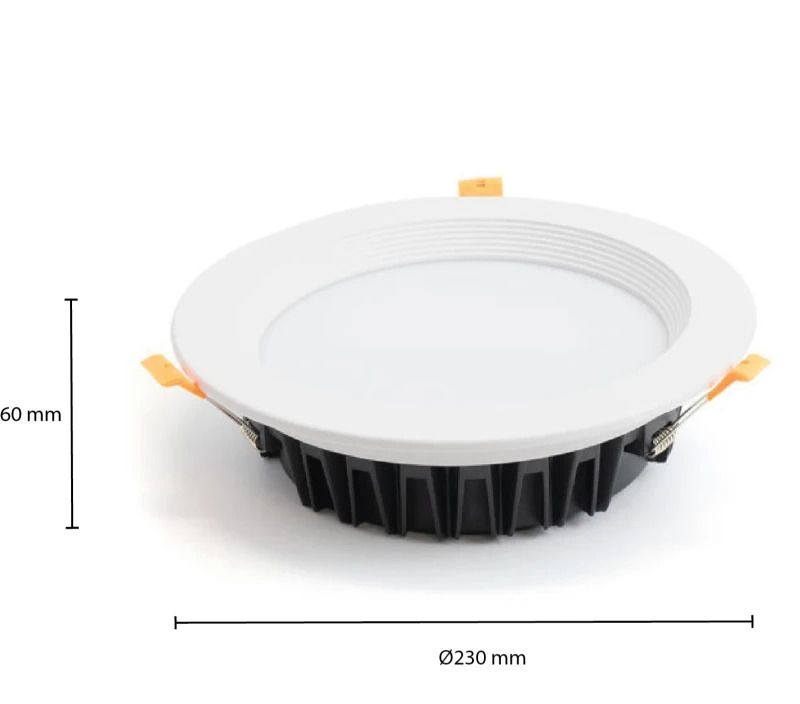 ELP LED Downlighter Ø200/225mm | 25W 2700K/6500K RGB 2550Lm | 827/865 IP44