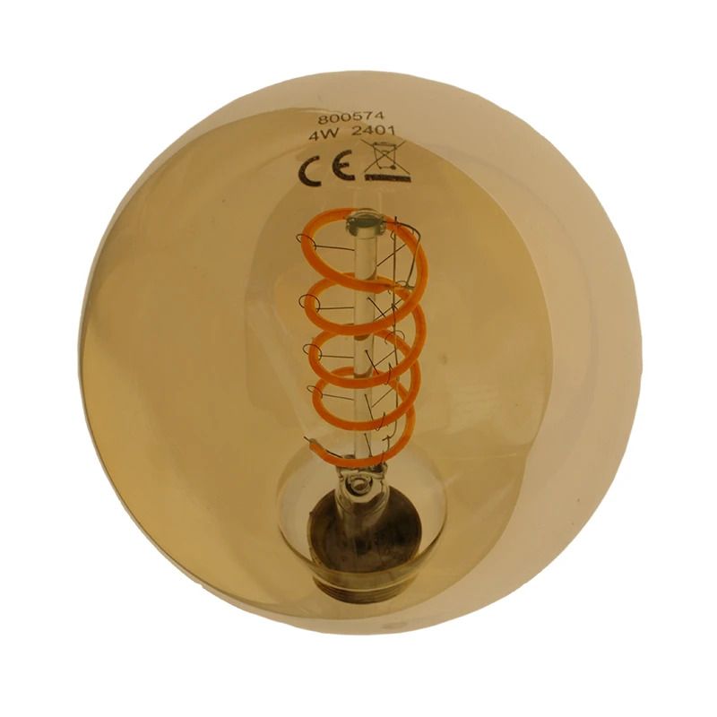 ELP E27 LED Globelamp | 4W 2200K Amber 240Lm | 822 | Dimbaar