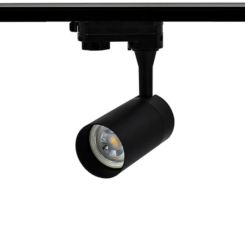 ELP 3-fase armatuur met gu10 fitting zwart Ø55mm