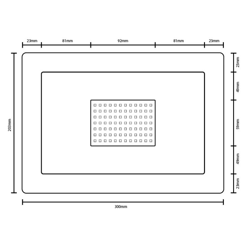 ELP LED Floodlight | 70W 6500K 5600Lm | 865 IP65