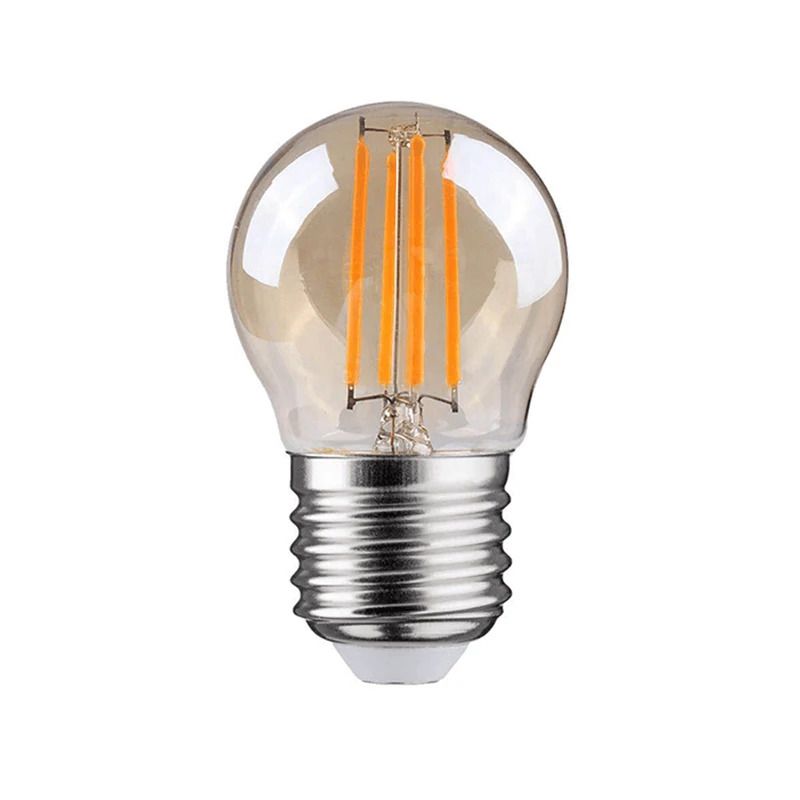 ELP E27 LED Kogel | 4W 2700K Amber 500Lm | 827 | Dimbaar