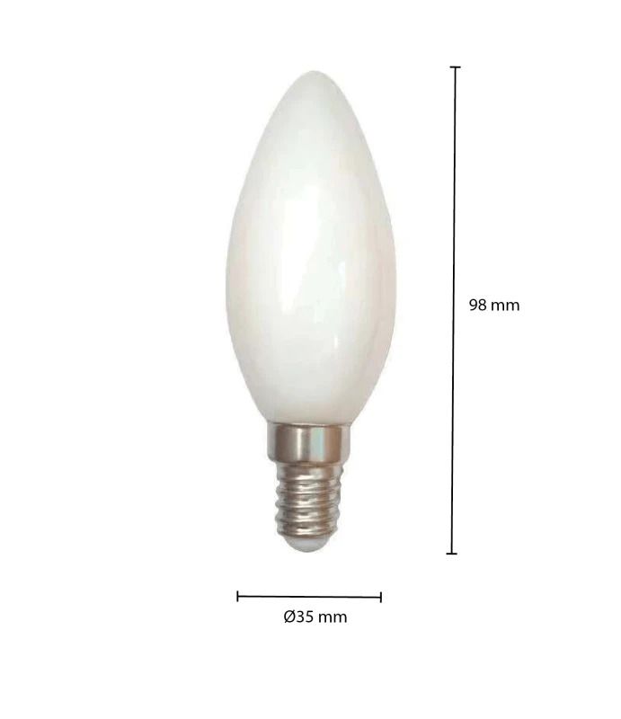 ELP E14 LED Kaarslamp | 1.6W 2100K 152Lm | 821