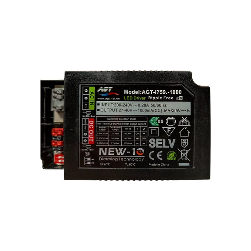 ELP LED Driver | 1-10 volt agt dimbaar led driver 38 watt