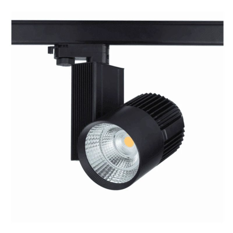 ELP 3-fase LED Railspot Zwart | 40W 3000K 3640Lm | 930 IP40