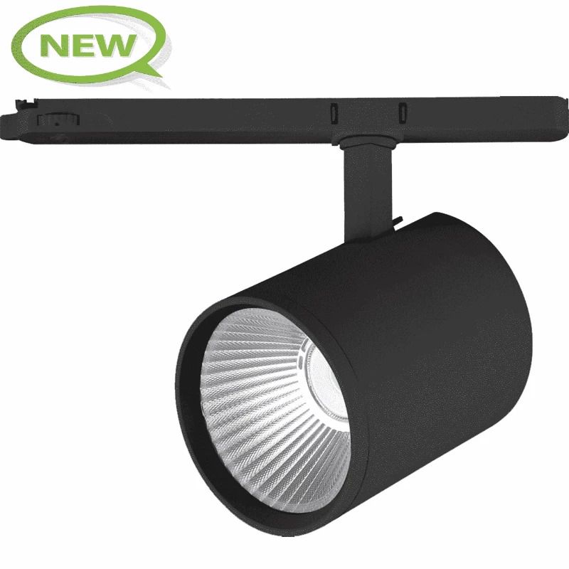 ELP 3-fase LED Railspot Zwart | 40W 3000K 3200Lm | 930 IP20
