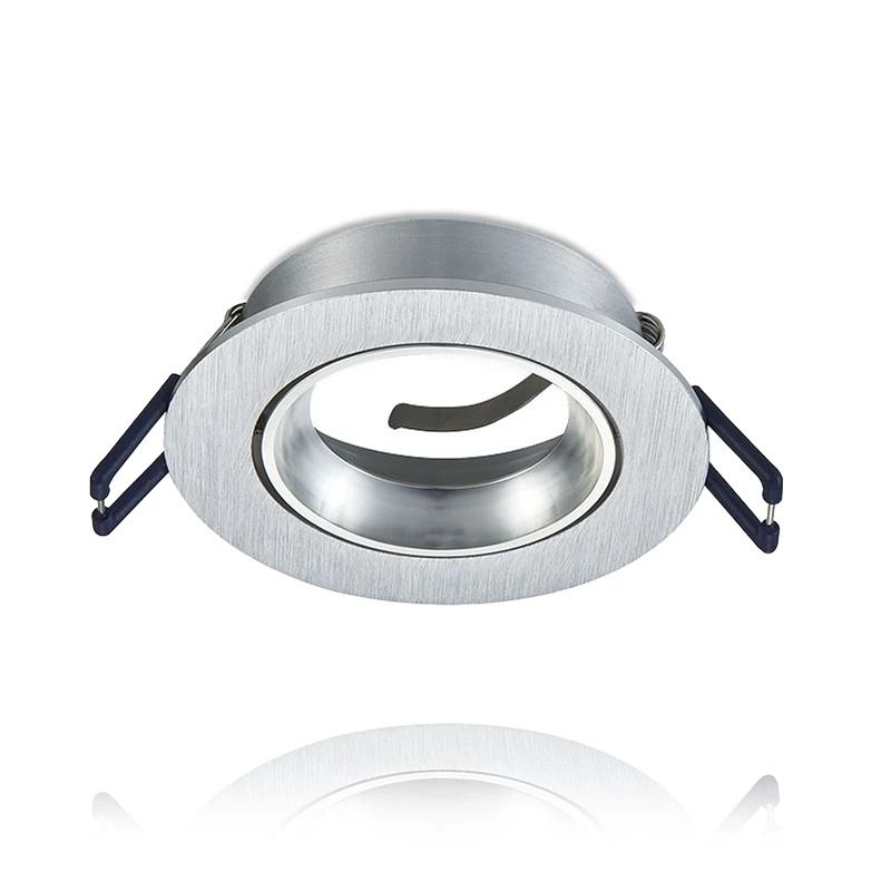 ELP gu10 armatuur carme kantelbaar zilver Ø85mm IP22
