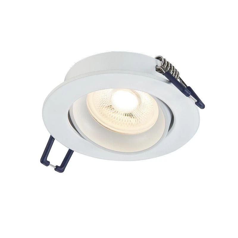 ELP gu10 armatuur carme kantelbaar wit Ø85mm IP22