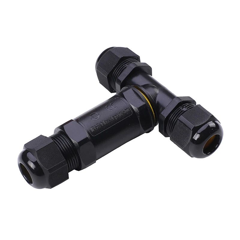 ELP Verbindingstuk | 5 pin waterproof t-connector ip68 4-8mm