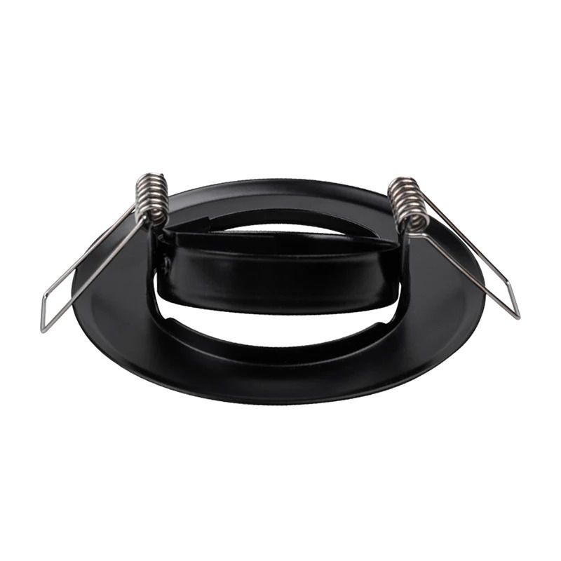 ELP gu10 armatuur | alford | zwart Ø90mm IP22