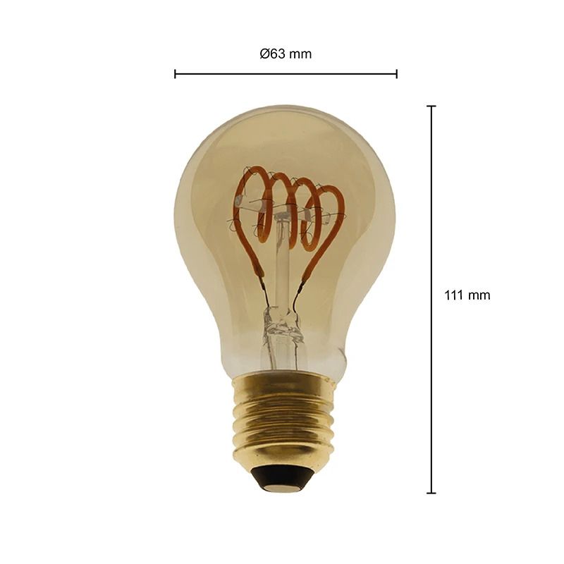 ELP E27 LED Lamp Sensor | 4W 2200K Amber 320Lm | 822 | Dimbaar