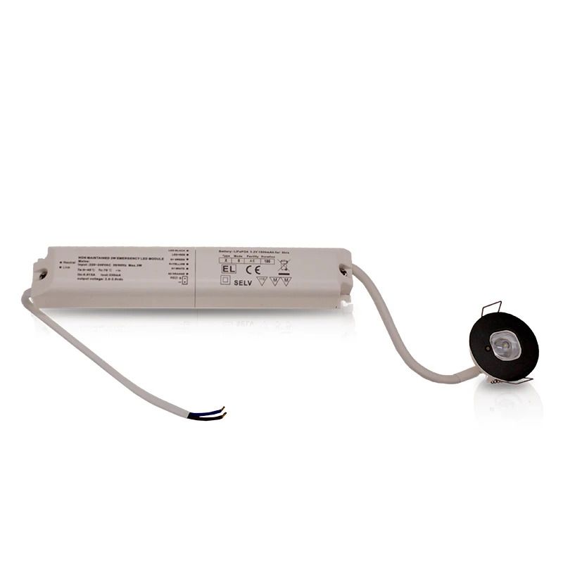 ELP Nood LED Inbouwspot Ø32/36mm | 1W 130Lm IP22