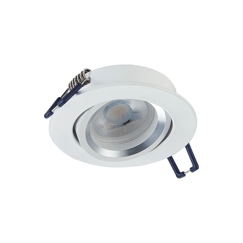 ELP gu10 armatuur sinope kantelbaar wit Ø85mm IP22