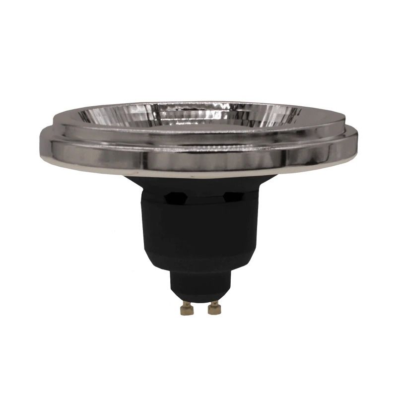ELP GU10 LED Spot Ø111mm | 12W 2700K Zwart 960Lm | 827 | Dimbaar AR111