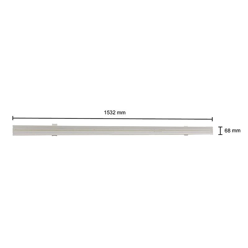 ELP LED Lichtlijn Met Nood | 66W 4000K/5700K 11286Lm | 840/857 | 1-10V Dimbaar