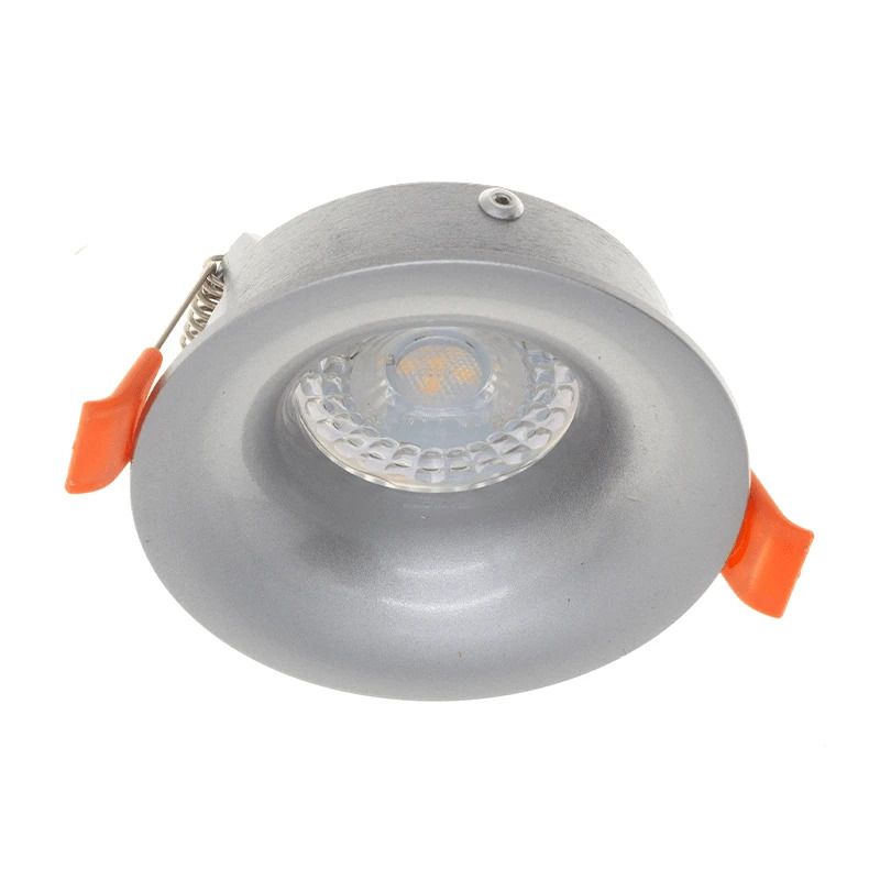 ELP gu10 armatuur ganymede zilver Ø84mm IP44