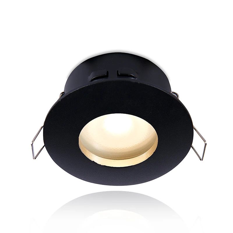 ELP gu10 armatuur mund zwart IP65