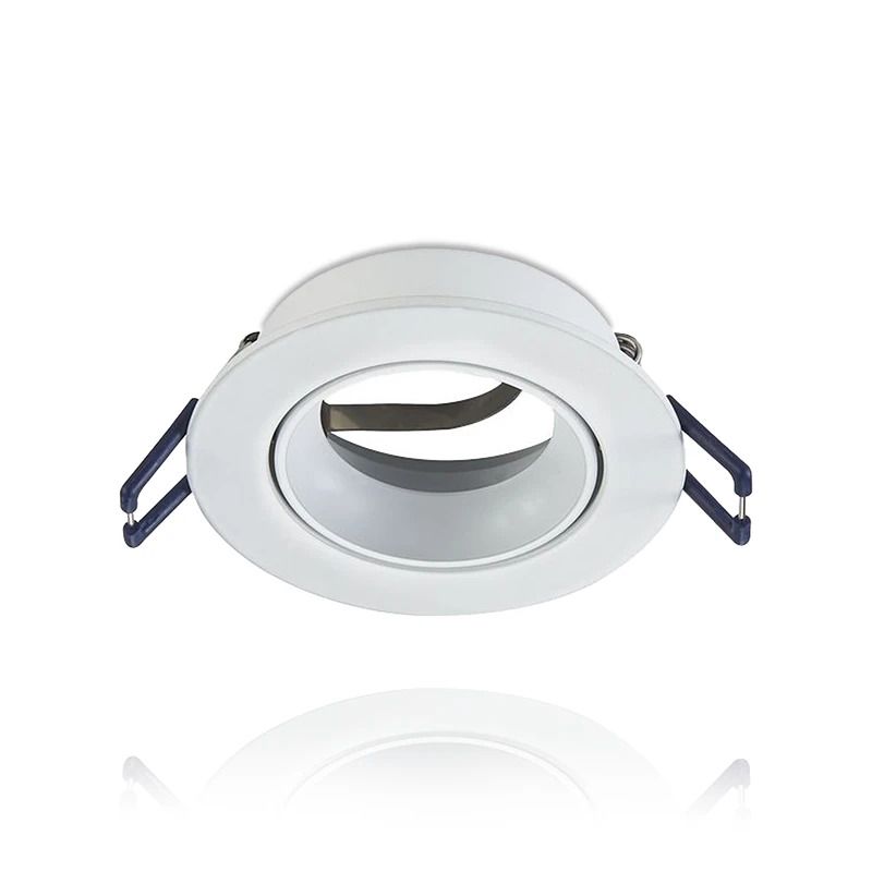 ELP gu10 armatuur carme kantelbaar wit Ø85mm IP22