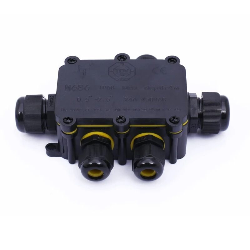ELP ip68 lasdoos 5-voudig 4-8mm