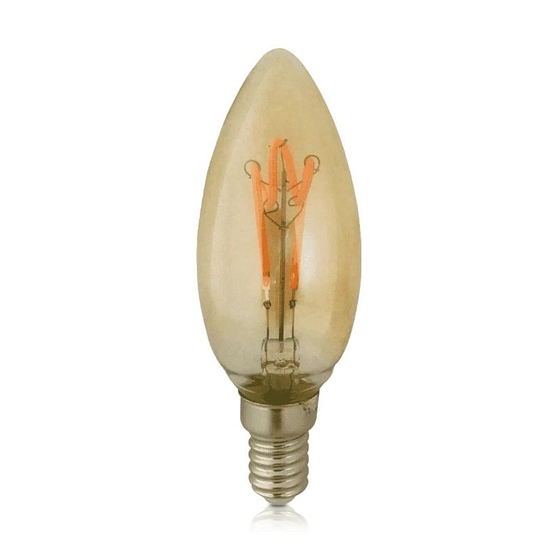 ELP E14 LED Kaarslamp | 1.6W 2100K Amber 112Lm | 821