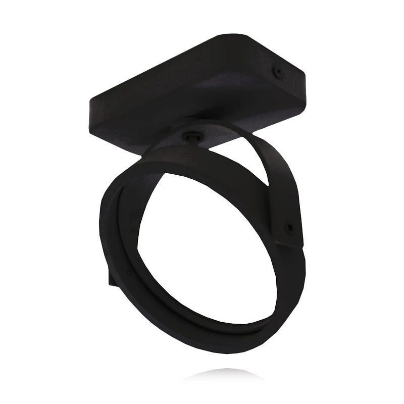 ELP ar111 opbouwarmatuur | euke | 1xgu10 fitting | zwart IP20
