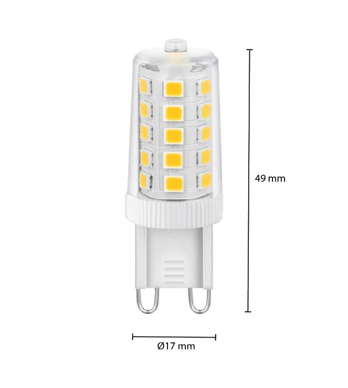 ELP G9 LED Steeklamp | 4W 3000K 368Lm | 830