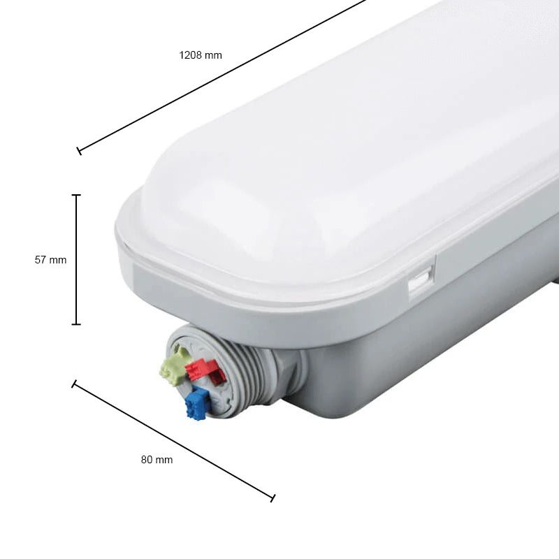 ELP LED Armatuur 120CM | 30W 6000K | 860 IP65