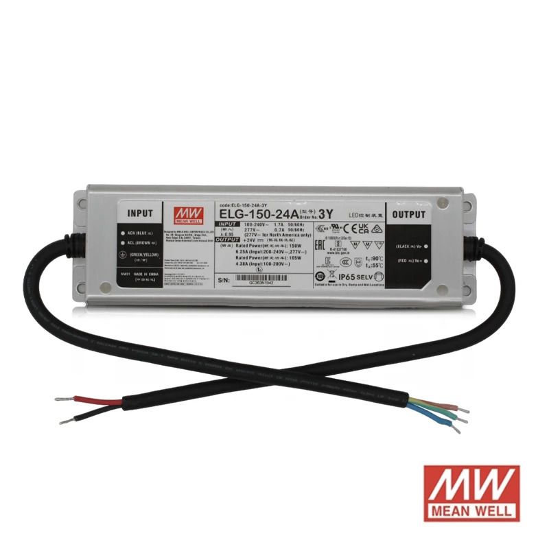 ELP LED Driver | 24v meanwell driver ip65 150w
