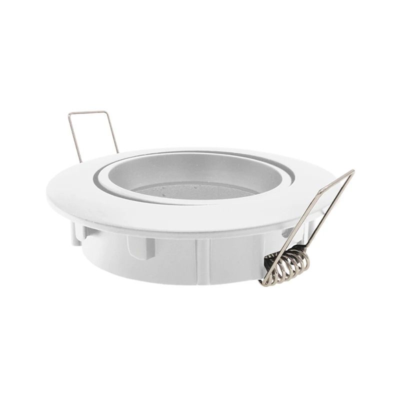 ELP gu10 armatuur naiad kantelbaar wit m Ø82mm IP22