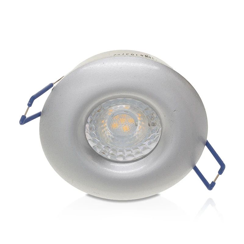 ELP gu10 armatuur thyone zilver Ø70/73mm IP22