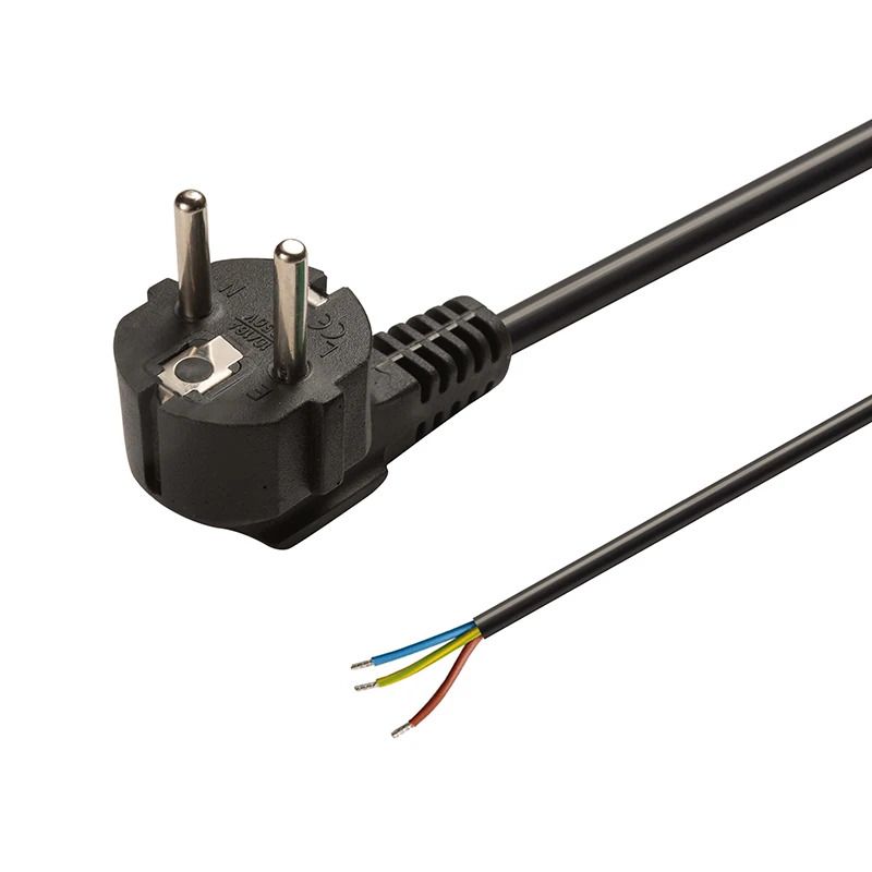 ELP AANSLUITSNOER | 1M | EURO | 3 X 0.75MM² | ZWART