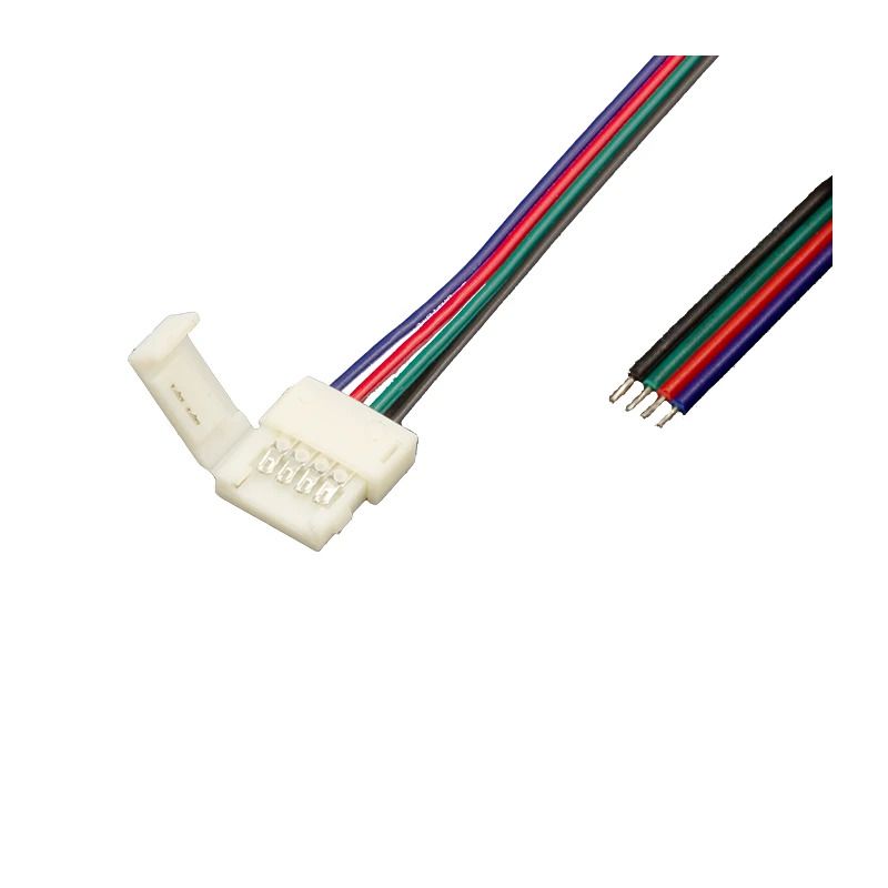 ELP Onderdeel | ledstrip connector strip to power 4 pin 10mm ip20 50cm