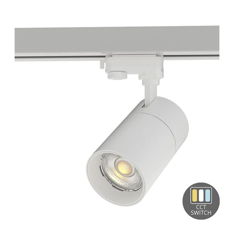 ELP 3-fase LED Railspot Wit | 20W 3000K/5000K 1900Lm | 830/850 IP22 | Dimbaar