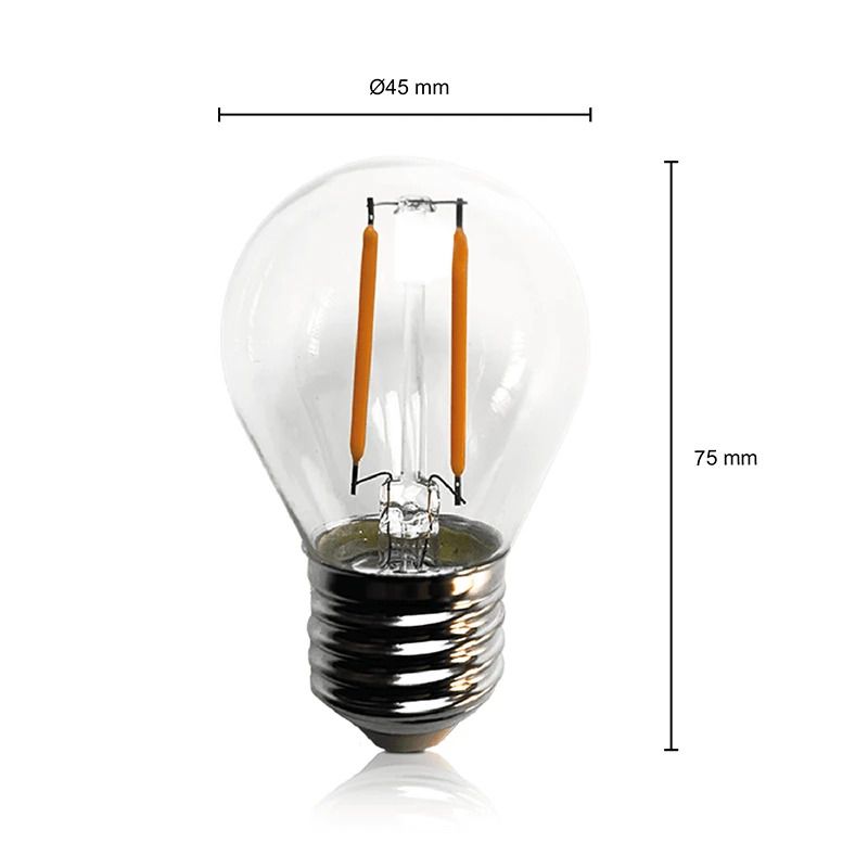 ELP E27 LED Lamp | 1W 2000K 60Lm | 820 | Dimbaar