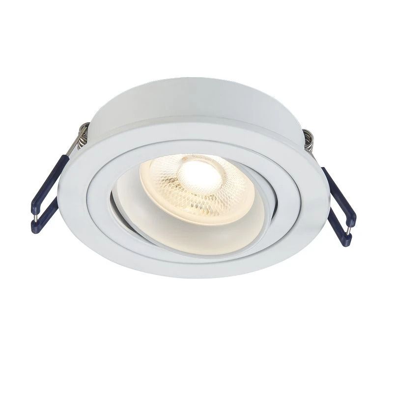 ELP gu10 armatuur metis kantelbaar wit Ø92mm IP22