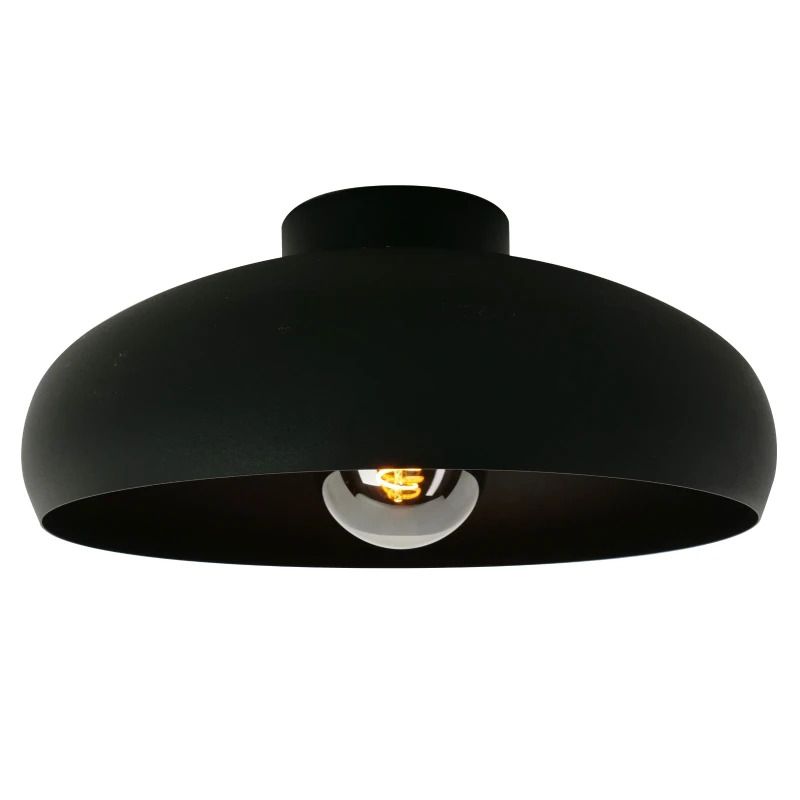 EGLO LED Plafondlamp Mogano | 1X E27 Max 60W | IP20 | Zwart