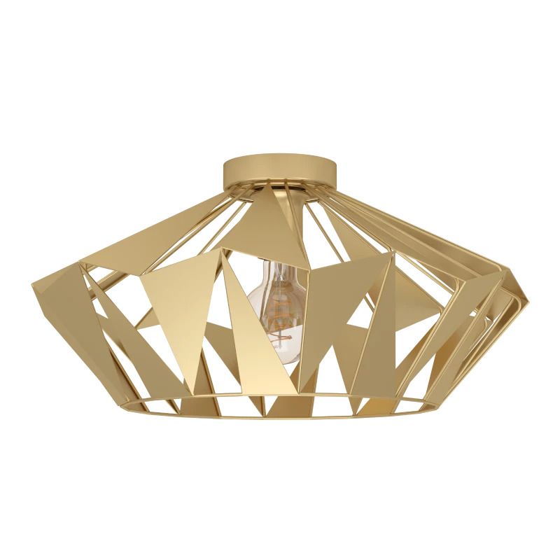 EGLO LED Plafondlamp Carlton | 1X E27 Max 60W | IP20 | Goud