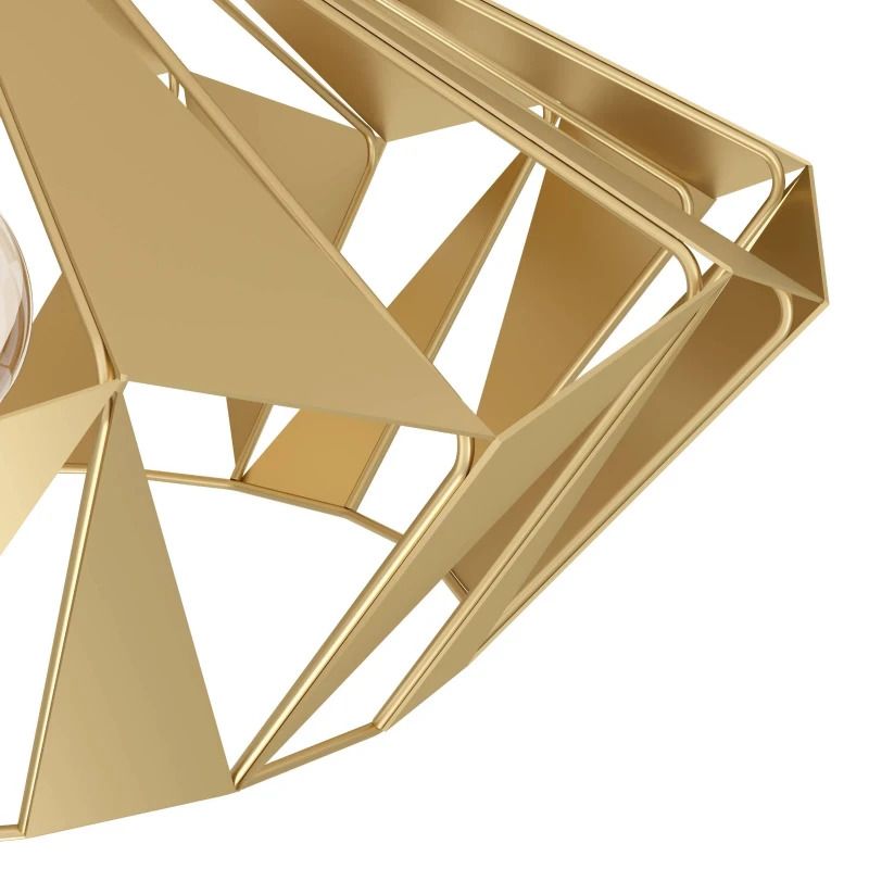 EGLO LED Plafondlamp Carlton | 1X E27 Max 60W | IP20 | Goud