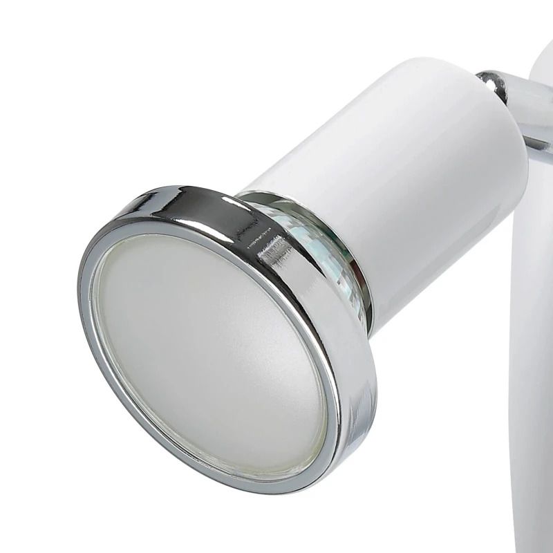 EGLO LED Stekkerspot Mini 4 | 1X GU10 2.8W 3000K 250Lm | IP20 | Wit