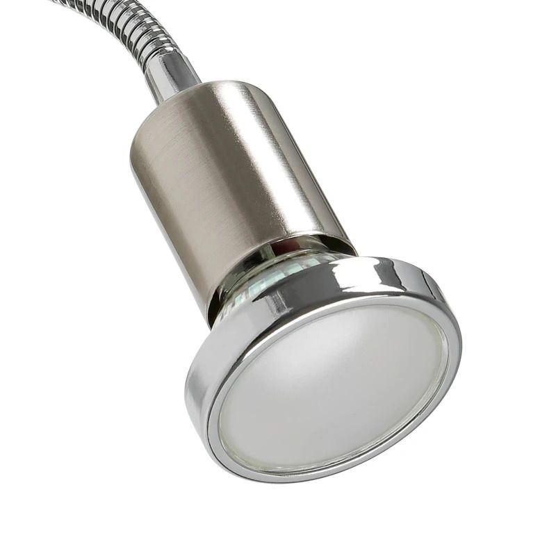 EGLO LED Stekkerspot Mini 4 | 1X GU10 2.8W 3000K 250Lm | IP20 | Rvs