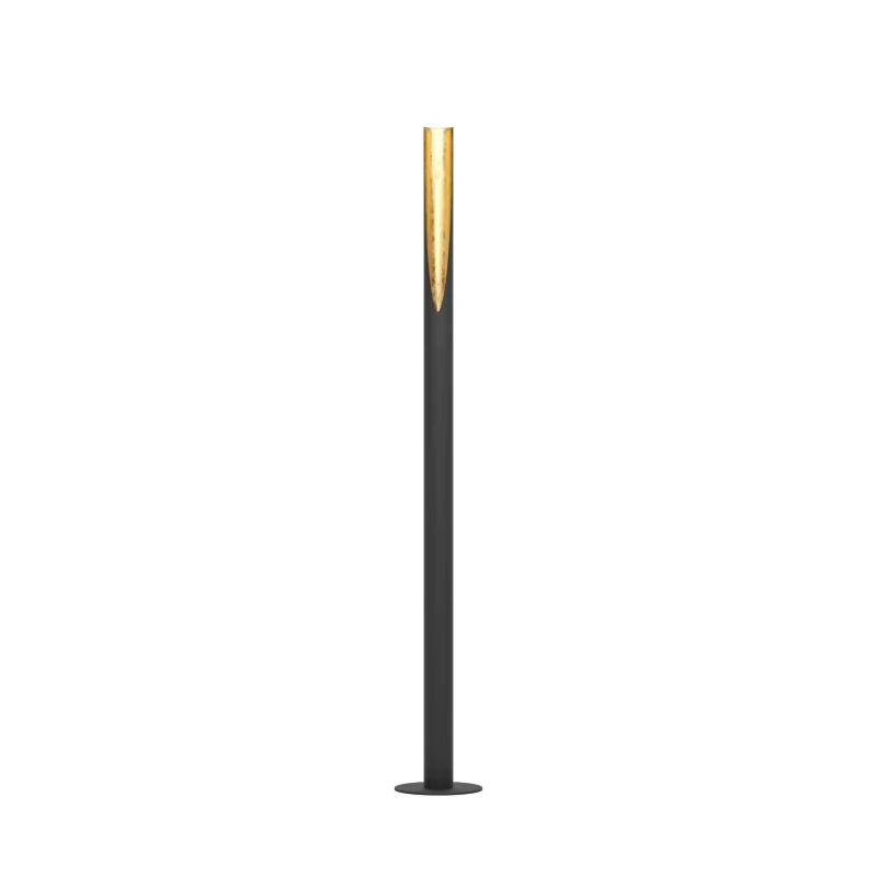 EGLO LED Vloerlamp Barbotto | 1X GU10 4.5W 3000K | Zwart/goud