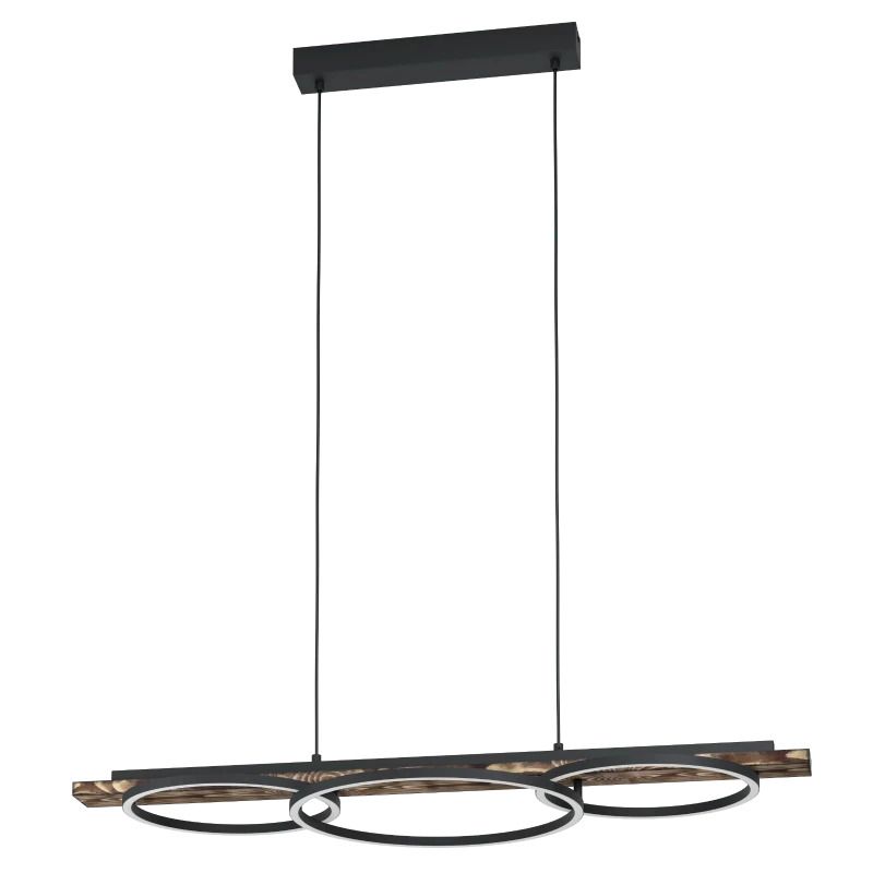 EGLO LED Hanglamp Boyal | 28W 3000K 3600Lm | IP20 Dimbaar | Hout